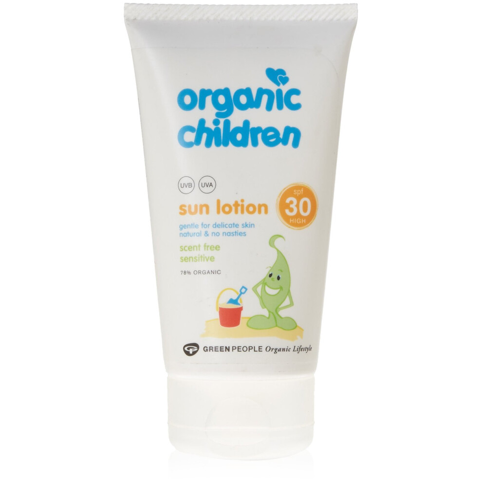 Photos - Sun Skin Care Green People Organic Children Sun Lotion SPF30 – Scent Free 150ml HAW-856682 