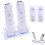 Dual Charging Station Dock for Nintendo Wii - White 3
