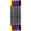 Textile Marker Double Tip 3.6mm & 2.3mm 6 pack Fabric Pen Perminant 4