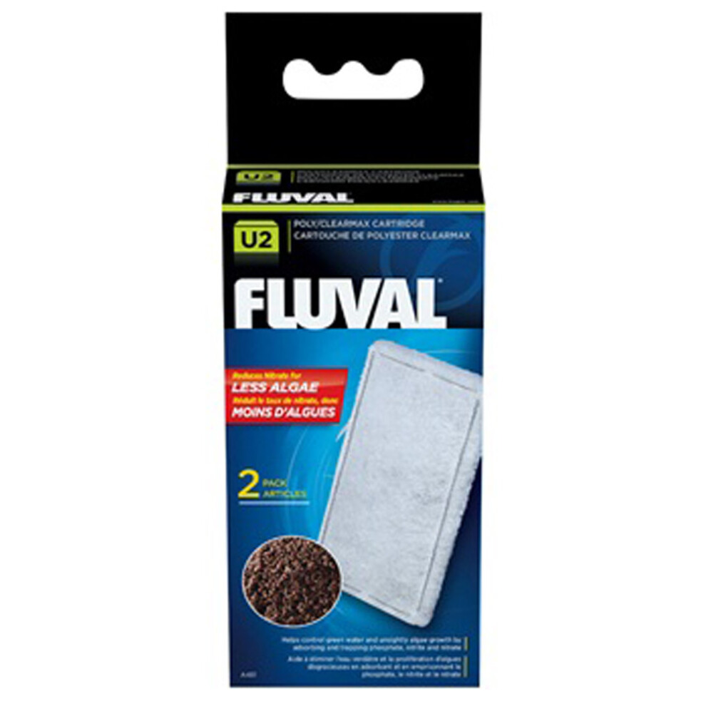 Fluval U2 Poly/Clearmax Cartridge (2 Pack)