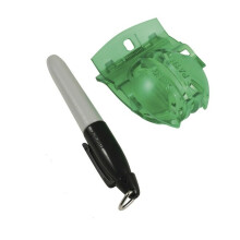 Softspikes Golf Ball Alignment Tool Ball Marker with Sharpie Pen