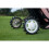(12 Inch) Hedgehog Black Hand Pull / Push Golf Trolley Wheels Sleeve Set 1