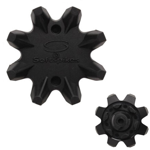 SoftSpikes Black Widow Golf Spikes Cleats Fast Twist Tour Lock Thread
