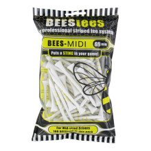 Golfers Club Bees Tees 69mm Wood Golf Tees - Pack 100