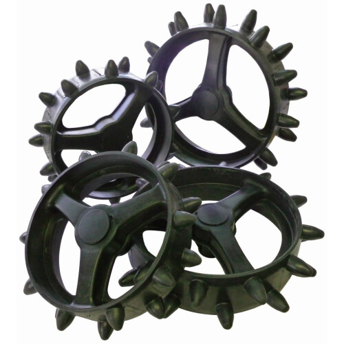 Hedgehog Sun Mountain Micro-Cart Golf Trolley Winter Wheels Sleeve Set