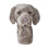Daphnes Weimaraner Golf Driver Headcover 1