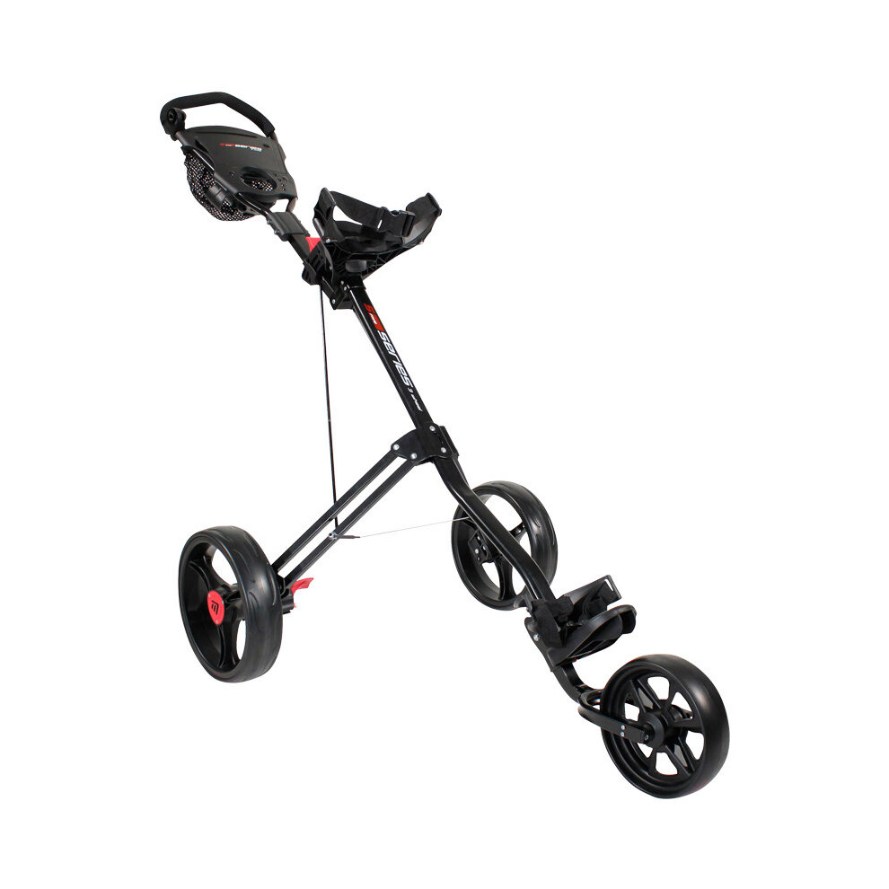 (Black) Golf Trolleys | Masters 5 Series 3 Wheel Push Golf Trolley