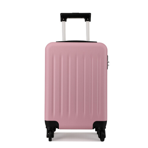 (Pink) KONO Hard Shell Spinner Cabin Suitcase | Universal Cabin Case on ...