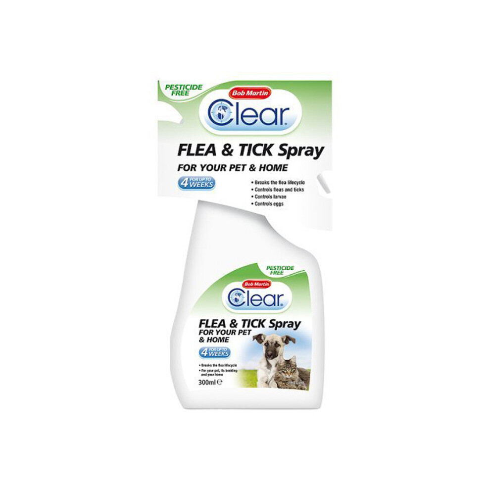 (All in One) Bob Martin Clear Flea & Tick Spray - 300ml