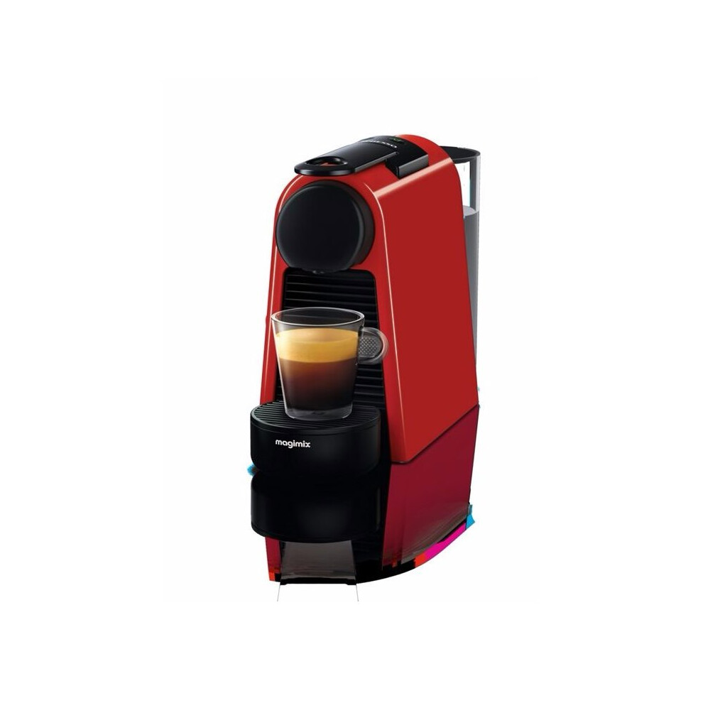 Magimix 11366 Nespresso Essenza Mini Pod Coffee Machine 19 Bar 0.6 Litre Red