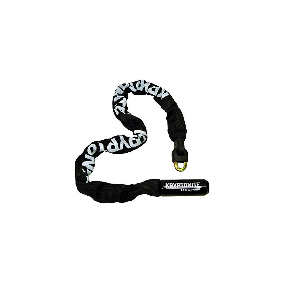 Kryptonite Keeper 785 Integrated Bicycle Lock Chain Bike Lock, 33.5-Inch, Black