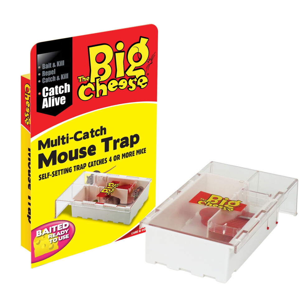 Stv The Big Cheese Live Multi-Catch Mouse Trap Size 4