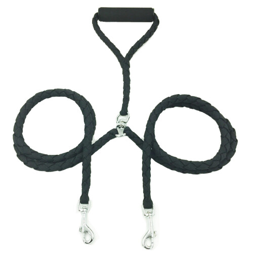 Adogo Dual Dog Parade No-Tangle Double Dog Lead Leash Coupler for 2 Dogs
