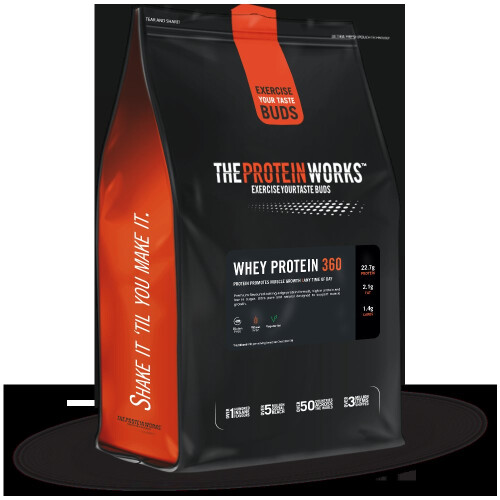 (Chocolate Silk) The Protein Works Whey Protein 360 - 1.2KG