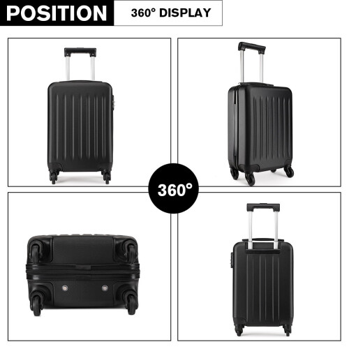 KONO Hard Shell Spinner Cabin Suitcase | Universal Cabin Case on OnBuy