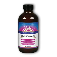 Heritage Store, Schwarzes Castoröl, 8 fl oz (237 ml)