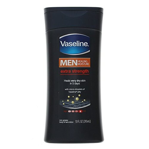 Vaseline Vaseline Mens Extra Strength Lotion 10 Ounce (295ml) (2 Pack)