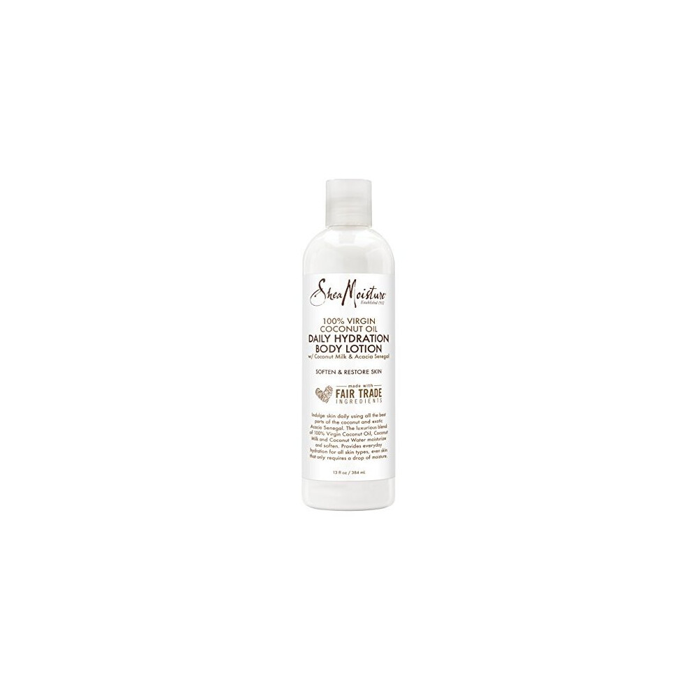 Shea Moisture Virgin Coconut Oil Daily Hydration Body Lotion, 13 Ounce