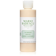 Mario Badescu Summer Shine Body Lotion angereichert mit Vitamin A Leichtes und strahlend nicht fettigem Kerzenschein, der fr alle Hauttypen 6 oz