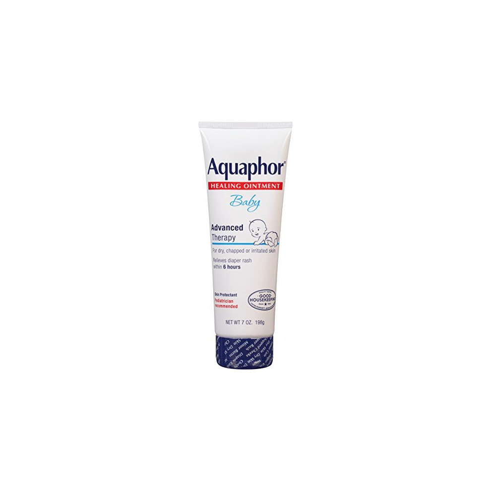 Baby Advanced Therapy Healing Ointment Skin Protectant, 7 Ounce Aquaphor