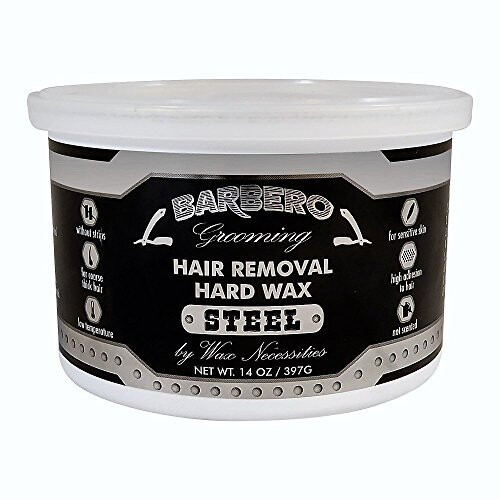 Wax Necessities Barbero Grooming Αποτριχωτική Σκληρή Κερί Ατσάλι για Άνδρες 14 Ουσίες