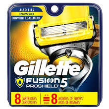 Gillette Fusion5 ProShield Maquinilla de afeitar para hombre, recambios de 8 hojas