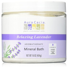 Bagno minerale rilassante all'aroma di lavanda Aura Cacia | Barattolo da 473 ml