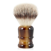 SUPPLY Silvertip Synthetic Shave Brush (24mm Knot Premium Acrylic Handle Lifetime Warranty)