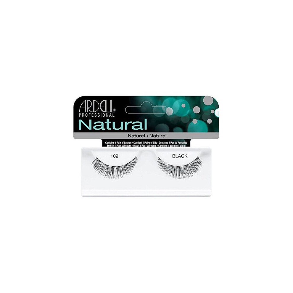 Ardell Natural Lashes, Black [109] 1 air (ack of 12)