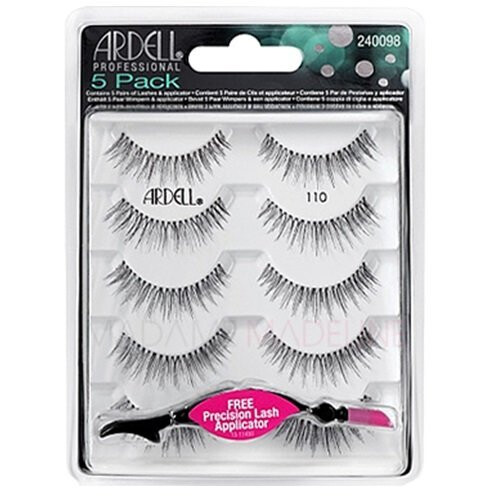 Ardell Ardell Pro 5-Pack Lashes & Applicator - 110 Length, 5 Pairs