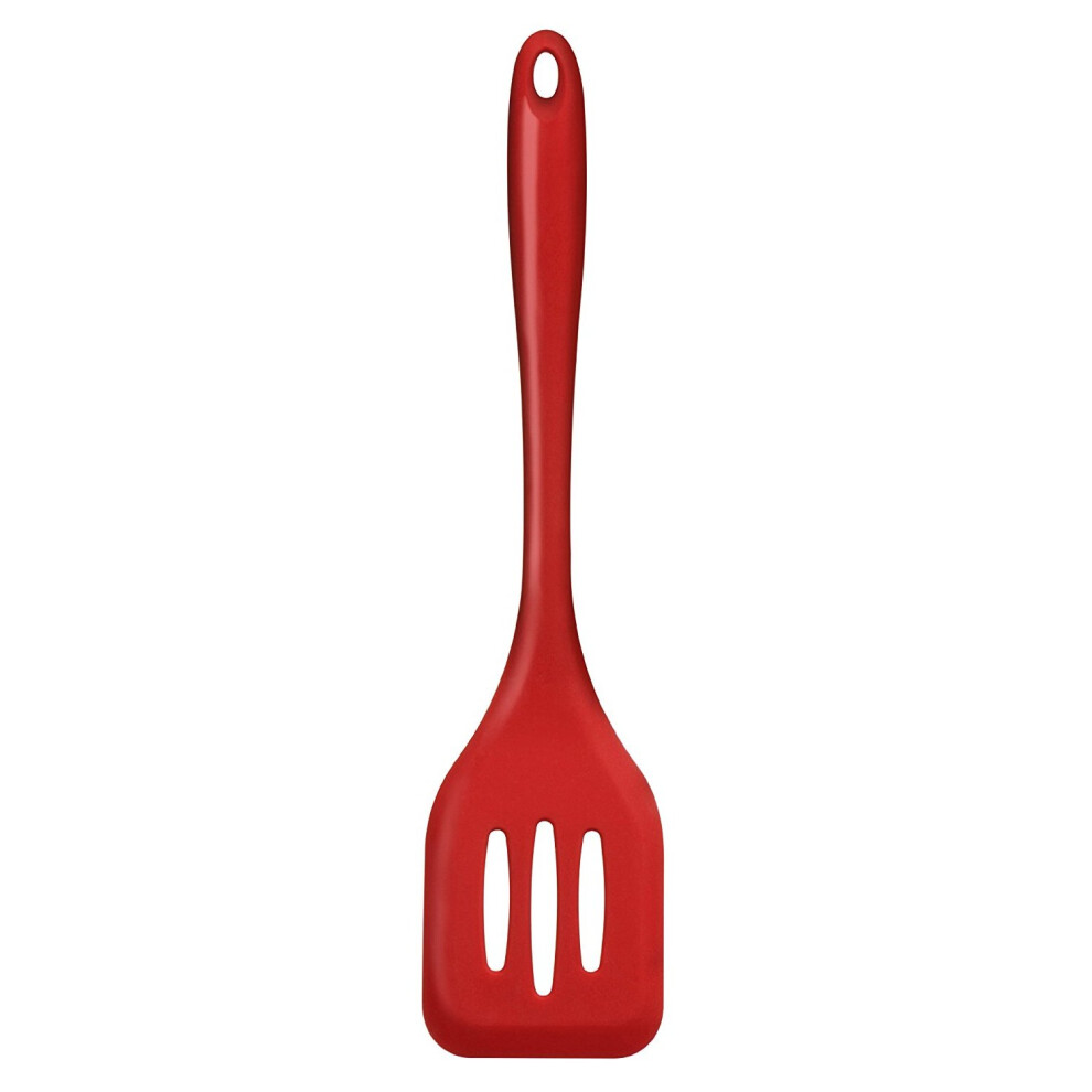 Premier Housewares Zing Silicone Slotted Turner - Red