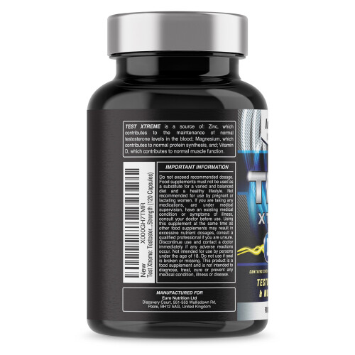 TEST XTREME® - The ULTIMATE Testosterone Support Supplement | 120 Capsules 2