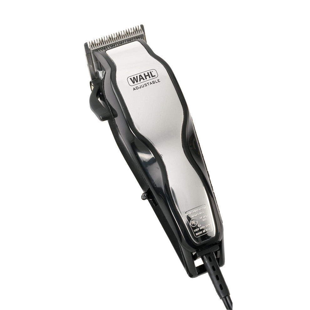 Wahl ChromePro Mains Hair Clipper Set with Instructional DVD