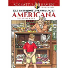 Creative Haven The Saturday Evening Post Americana Coloring Book (Adult Coloring)