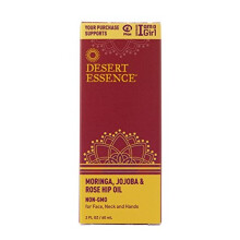 Desert Essence Moringa with Jojoba and Rose Hip Oil, 2 Fluid Ounce
