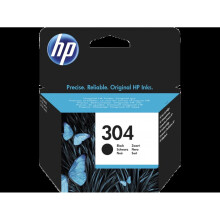 HP 304 Authentische schwarze Tinte (N9K06AE) für HP DeskJet 2620/2630/3720/3730