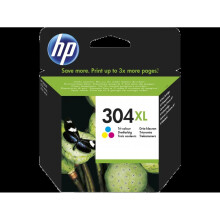 HP 304XL Original Tintenpatrone in drei Farben (N9K07AE) für HP DeskJet 2620/2630/3720/3730