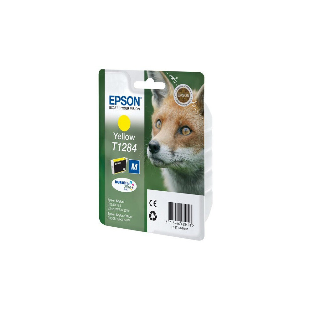 Epson Singlepack Yellow T1284 Durabrite Ultra Ink