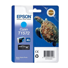 Epson T1572 XL Tortue Cartouche d'encre Cyan
