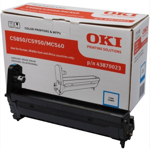 Original Oki 43870023 Preto