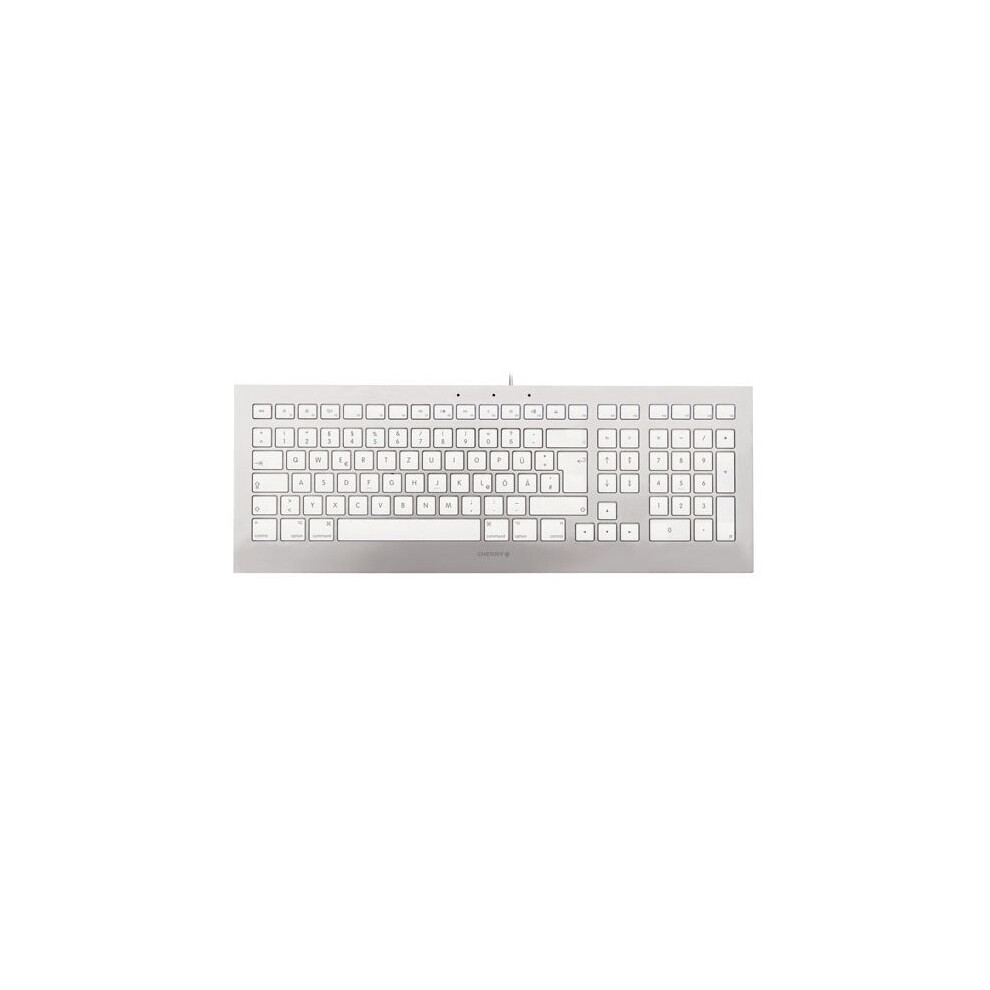 CHERRY Strait 3.0 USB QWERTY English Silver, White