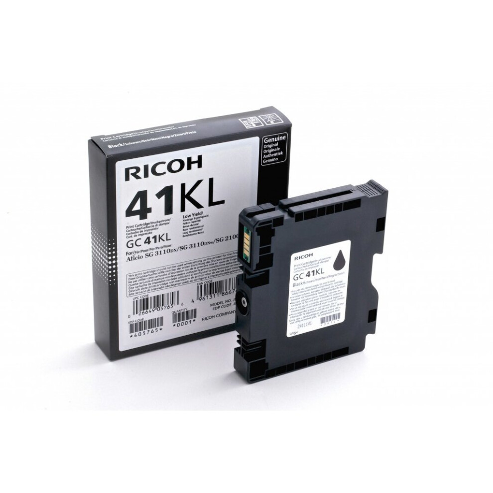 Ricoh 405765 Ink Cartridge Black 4961311866746