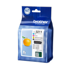 Brother LC3211VAL inktcartridge - 4-pack - Zwart, Cyaan, Magenta, Geel