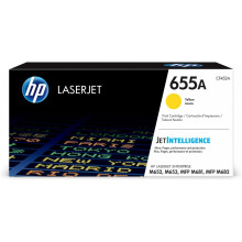 Cartucho de Tóner Amarillo HP 655A | Compatible con M652, M653, MFP M681, M682 | CF452A
