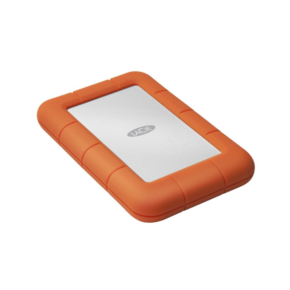 LaCie Rugged Mini 1000GB Orange,Silver external hard drive