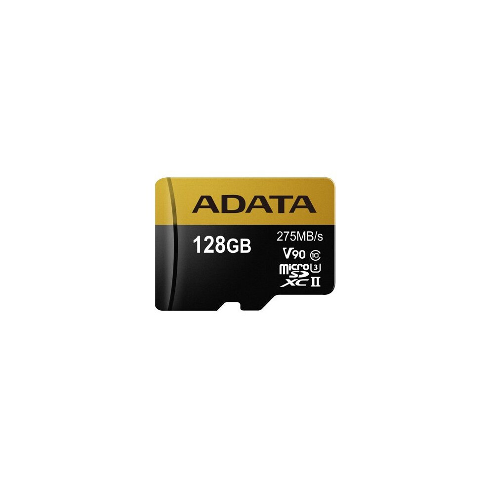 ADATA Premier ONE V90 128GB MicroSDXC UHS-II Class 10 Memory Card