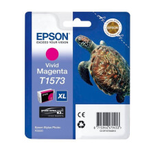 Epson T1573 XL Schildpad Magenta Inktcartridge
