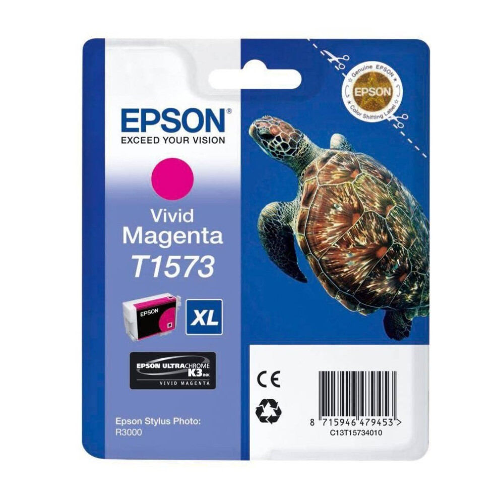 Epson Magenta C13t15734010/T1573 Ink Cartridge 2.3K Pages 25.9Ml For - Image 8