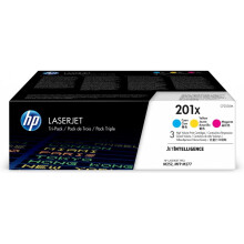 HP 201X Tonerkartuschen - 3er-Pack authentische Hochleistungsfarben für Color LJ Pro M252/M274/M277
