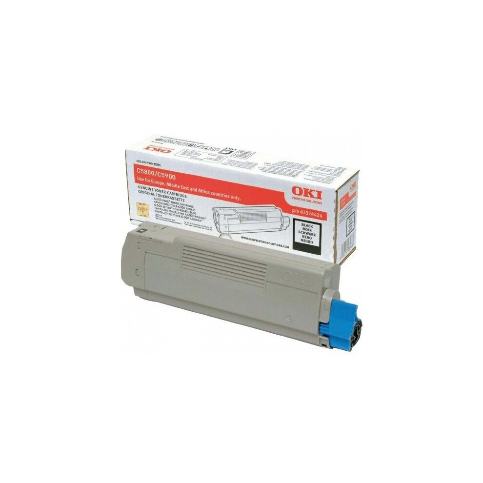Oki 43324424 Laser Cartridge 6000Pages Laser Toner & Cartridge Black 5031713031680
